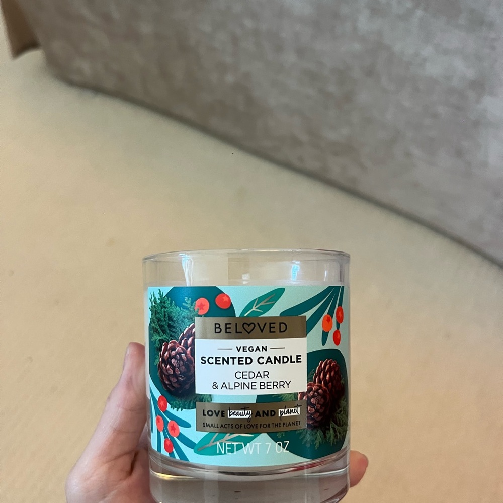 Beloved Cedar & Alpine Berry Scented Candle